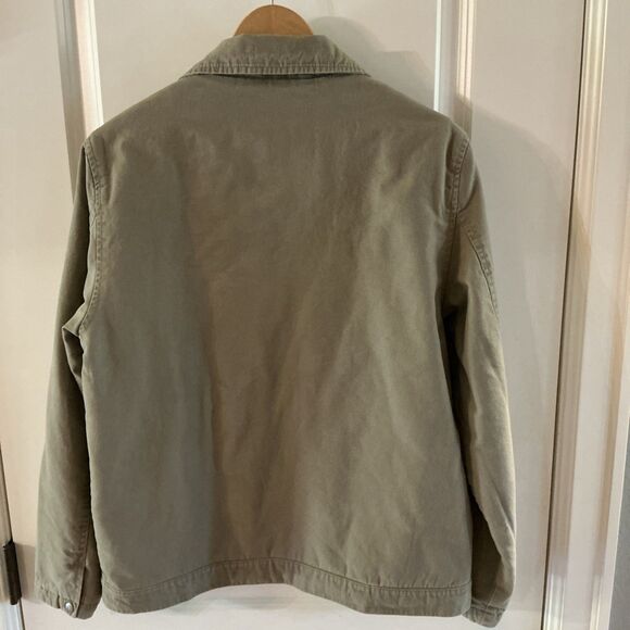 Volcom Tan Sherpa Lined Jacket Men’s‎ Size M Fleece Trucker Style “True To This" - Picture 5 of 13